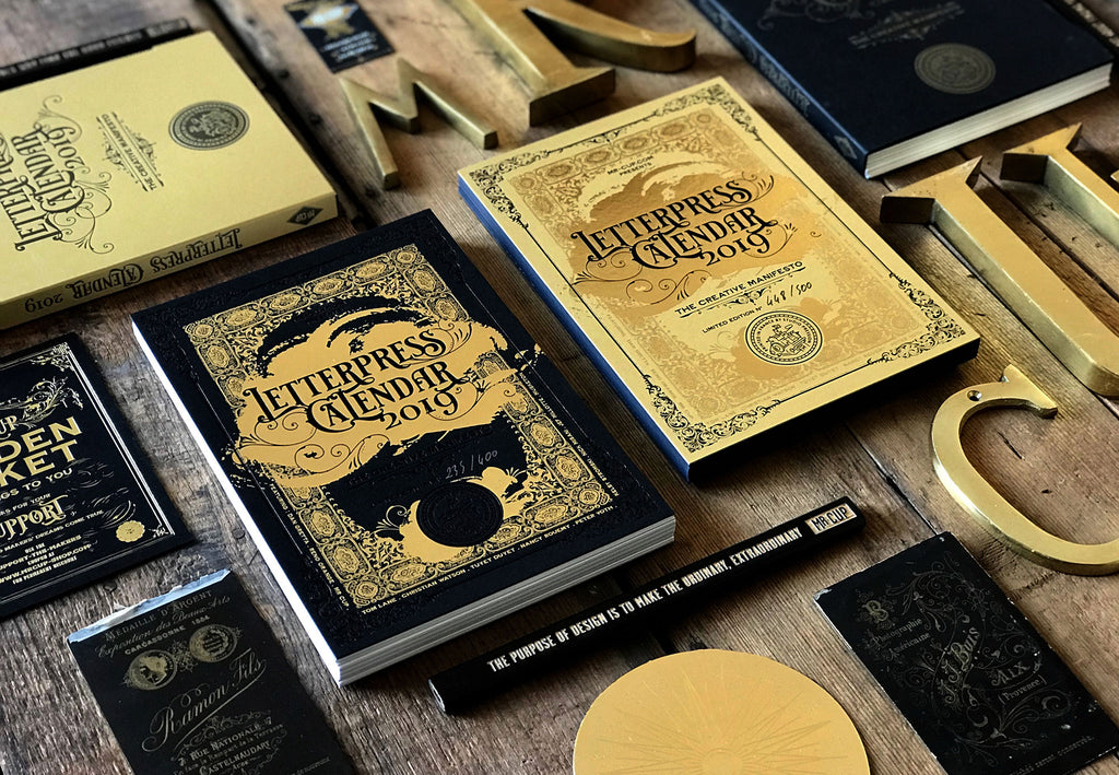 The letterpress calendar 2019 final photos