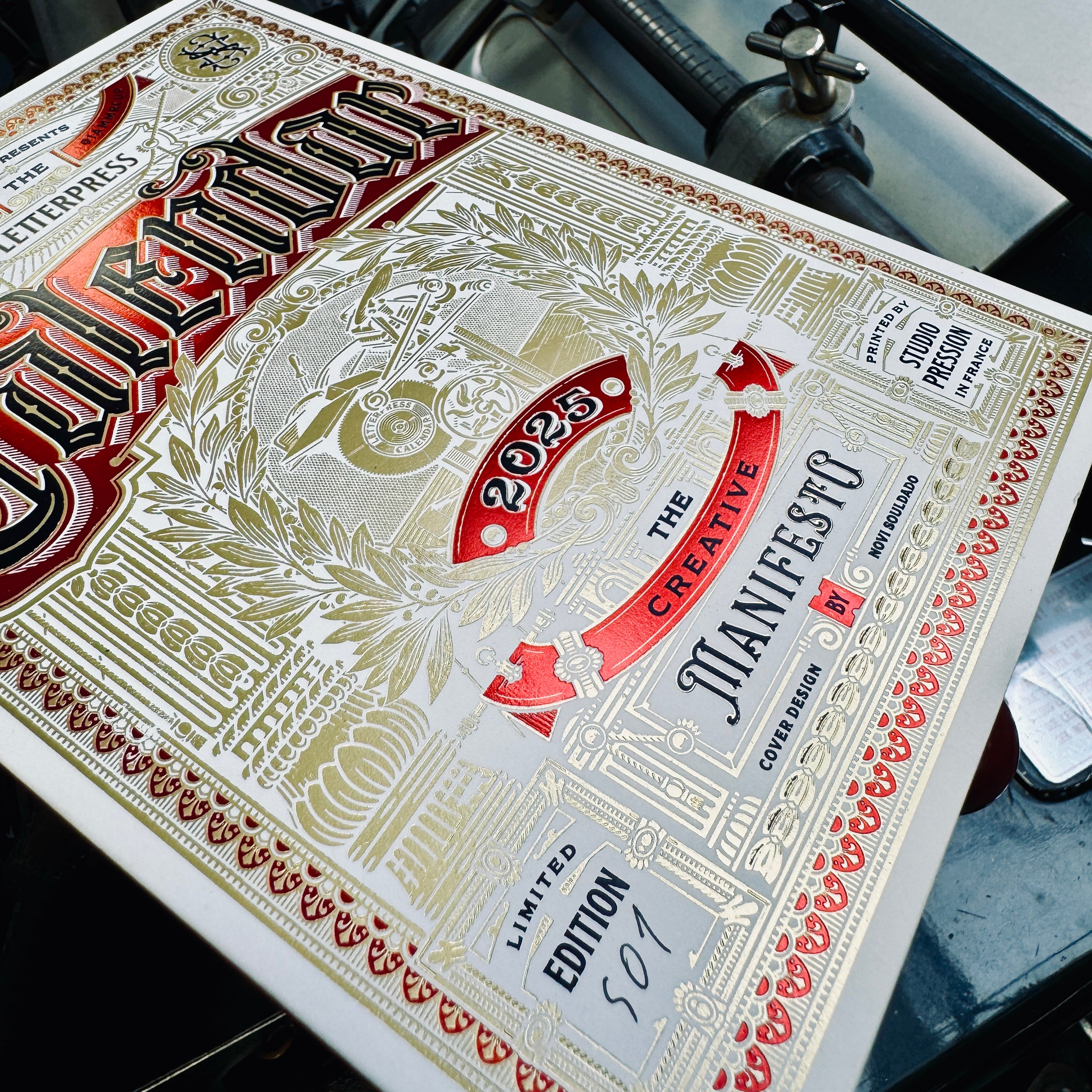 2025 LETTERPRESS CALENDAR - LIGHT edition 2025 LETTERPRESS CALENDAR - LIGHT edition