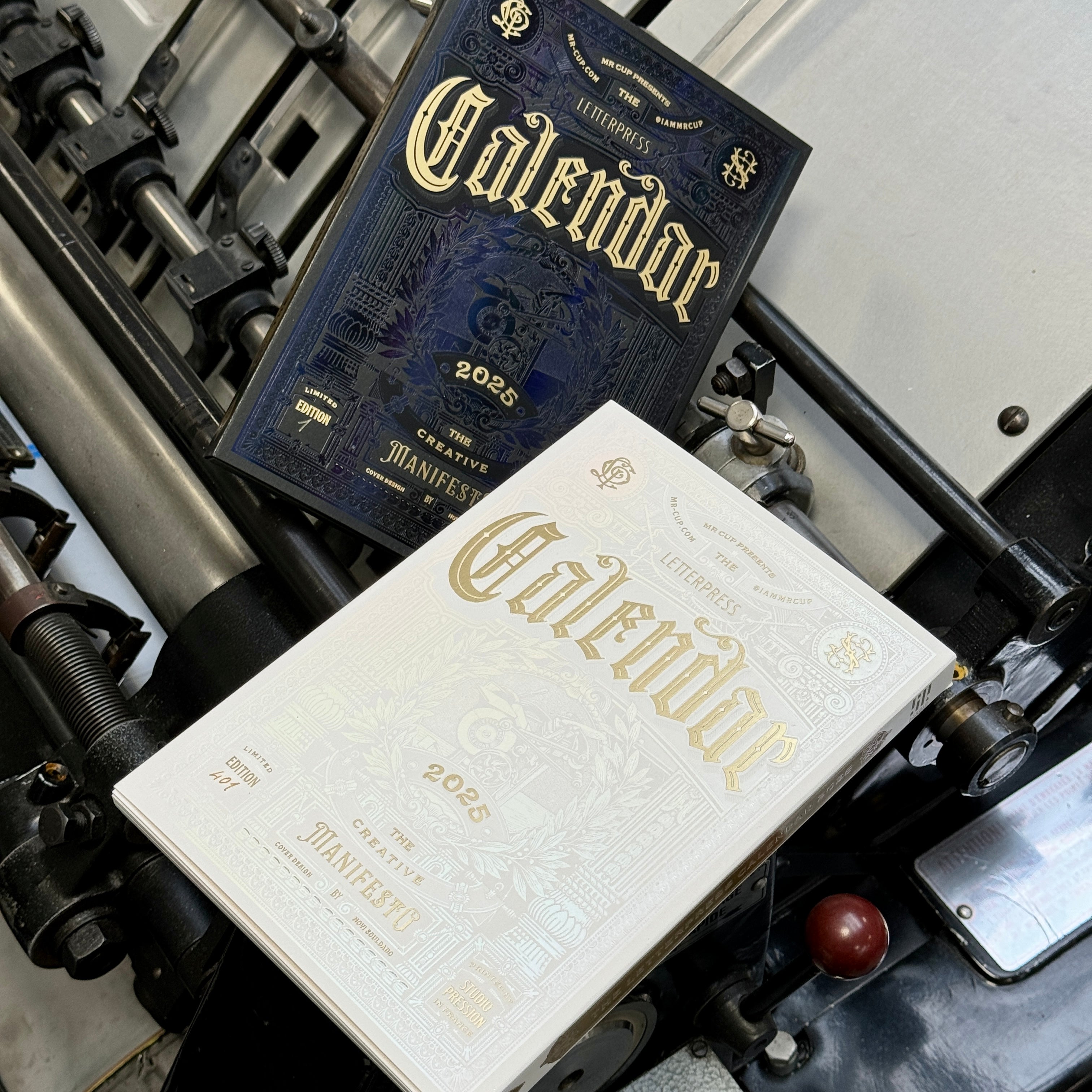 2025 LETTERPRESS CALENDAR - 2 COLLECTOR editions 2025 LETTERPRESS CALENDAR - 2 COLLECTOR editions