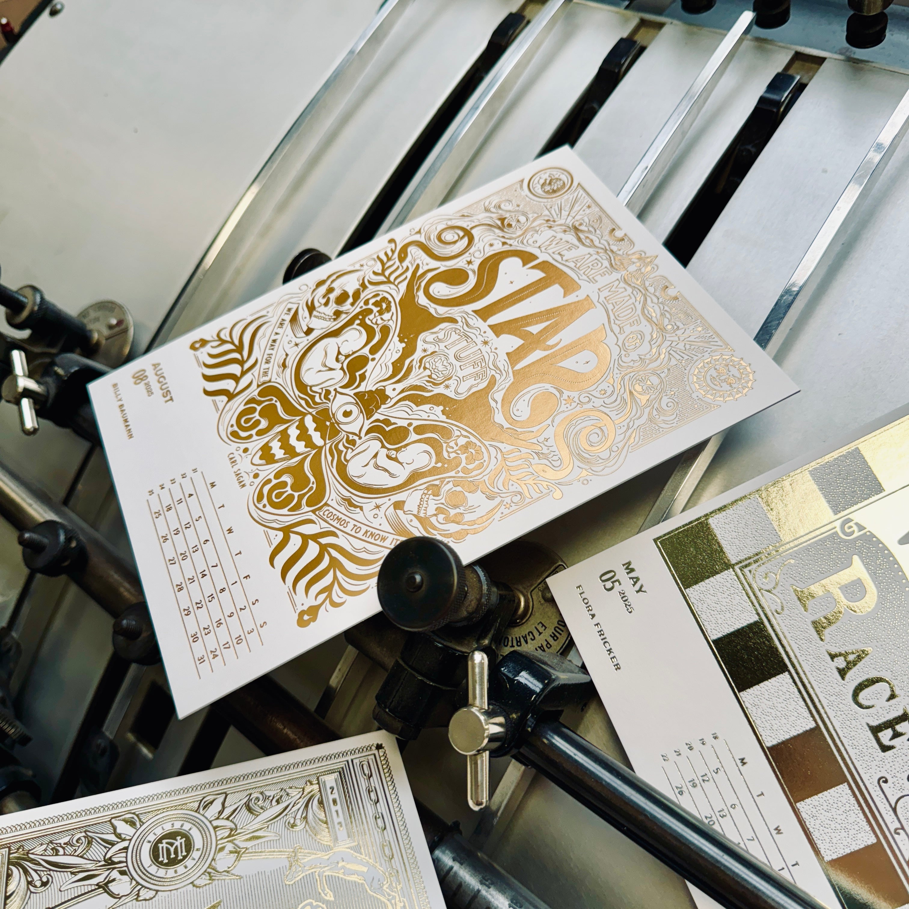 2025 LETTERPRESS CALENDAR - LIGHT edition 2025 LETTERPRESS CALENDAR - LIGHT edition