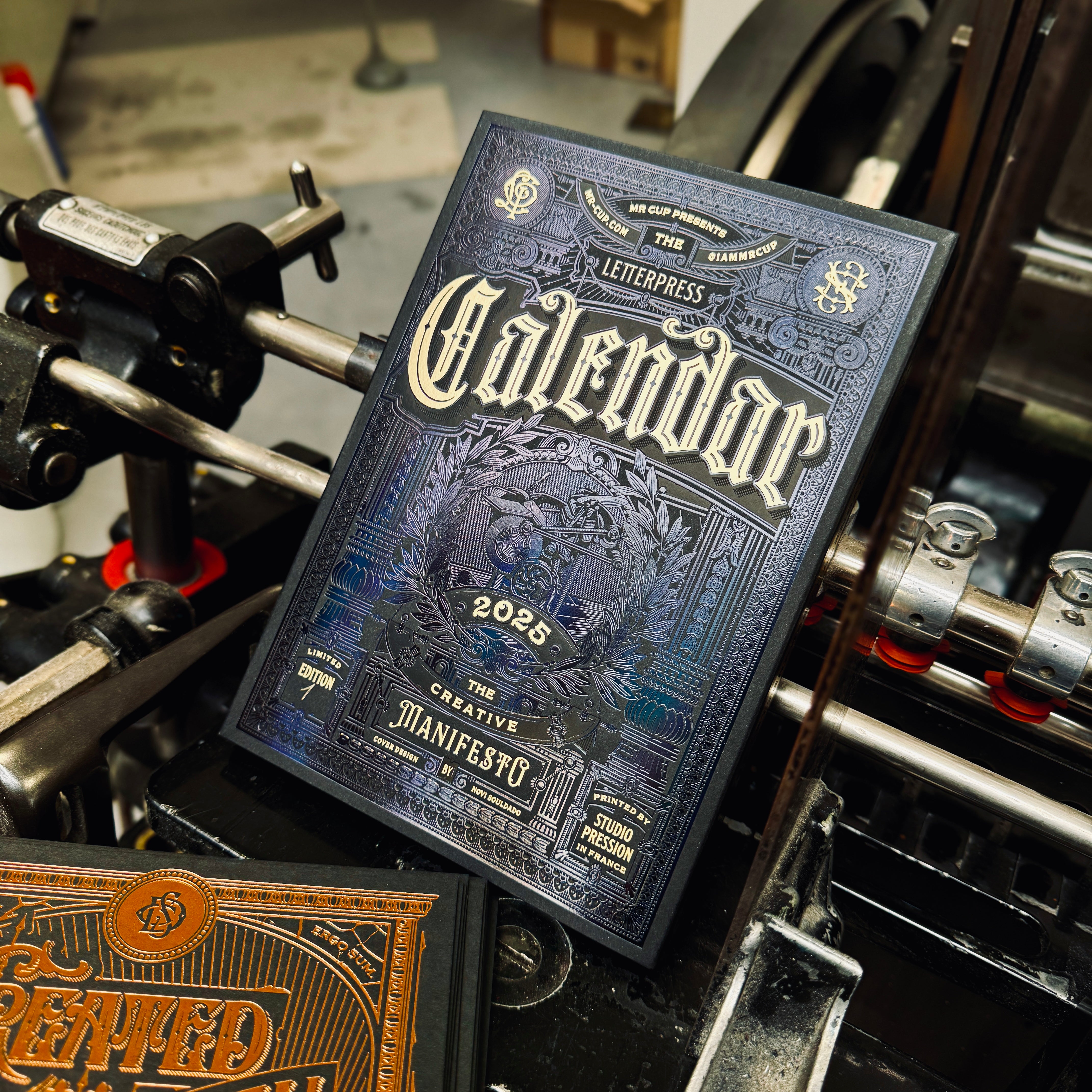 2025 LETTERPRESS CALENDAR - 2 COLLECTOR editions 2025 LETTERPRESS CALENDAR - 2 COLLECTOR editions