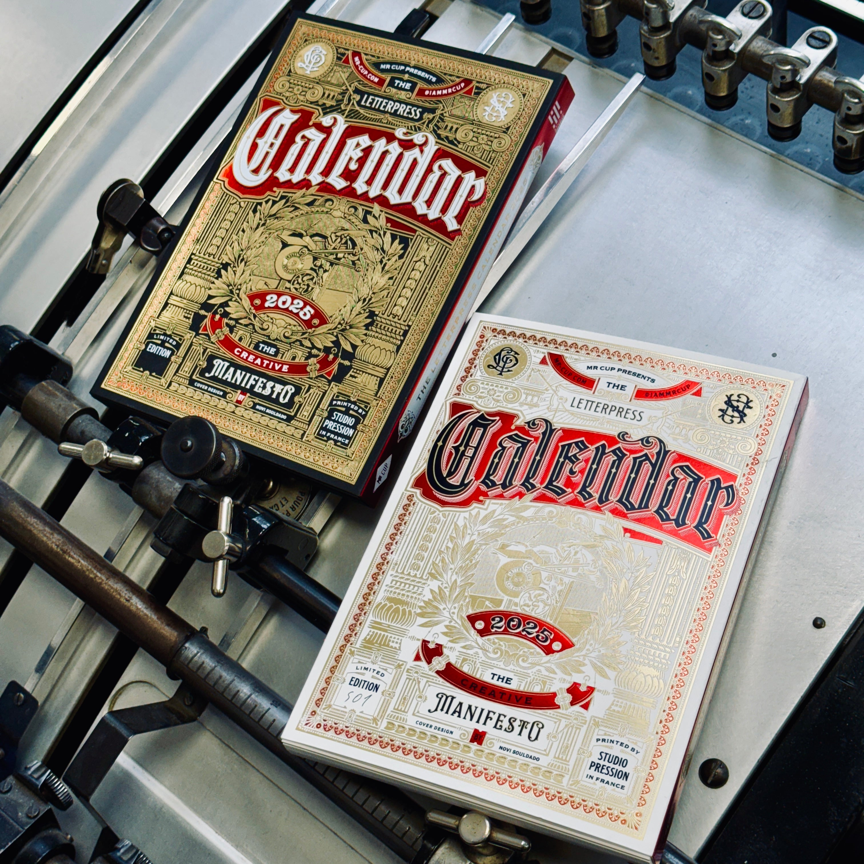 2025 LETTERPRESS CALENDAR - DARK & LIGHT edtions 2025 LETTERPRESS CALENDAR - DARK & LIGHT edtions