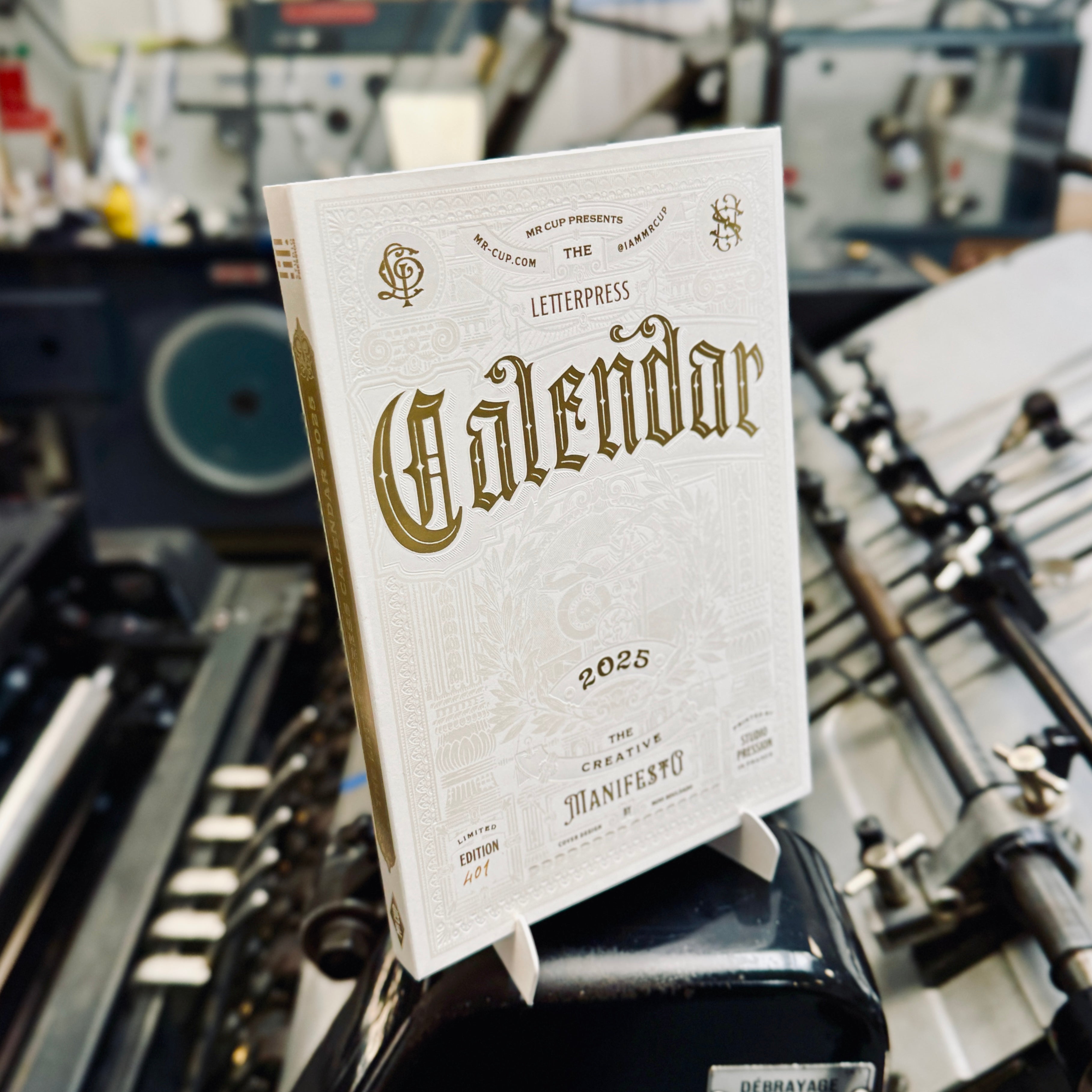 2025 LETTERPRESS CALENDAR - COLLECTOR ULTRA LIGHT edition 2025 LETTERPRESS CALENDAR - COLLECTOR ULTRA LIGHT edition