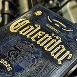 2025 LETTERPRESS CALENDAR - DEEP DARK COLLECTOR edition