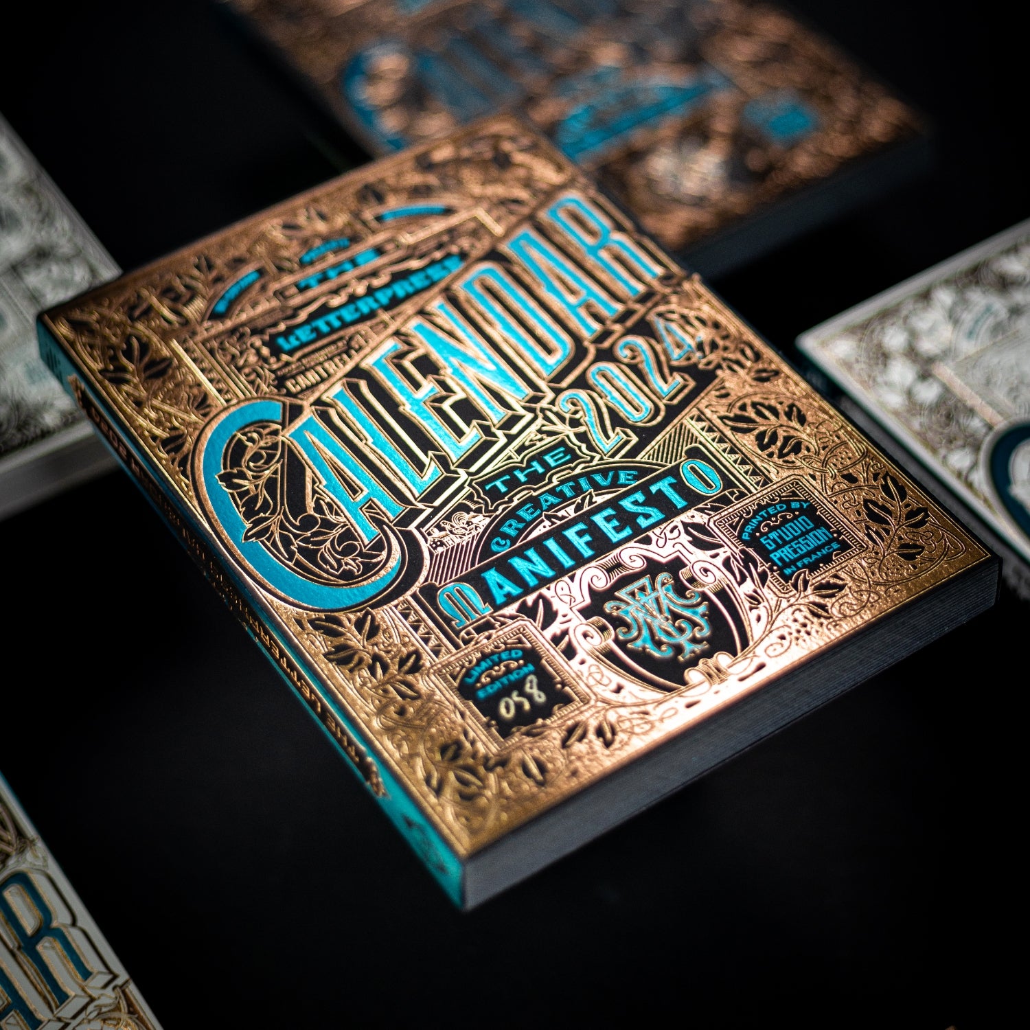 2024 LETTERPRESS CALENDAR - DARK edition 2024 LETTERPRESS CALENDAR - DARK edition