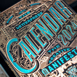 2024 LETTERPRESS CALENDAR - DARK edition