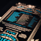 2024 LETTERPRESS CALENDAR - DARK edition