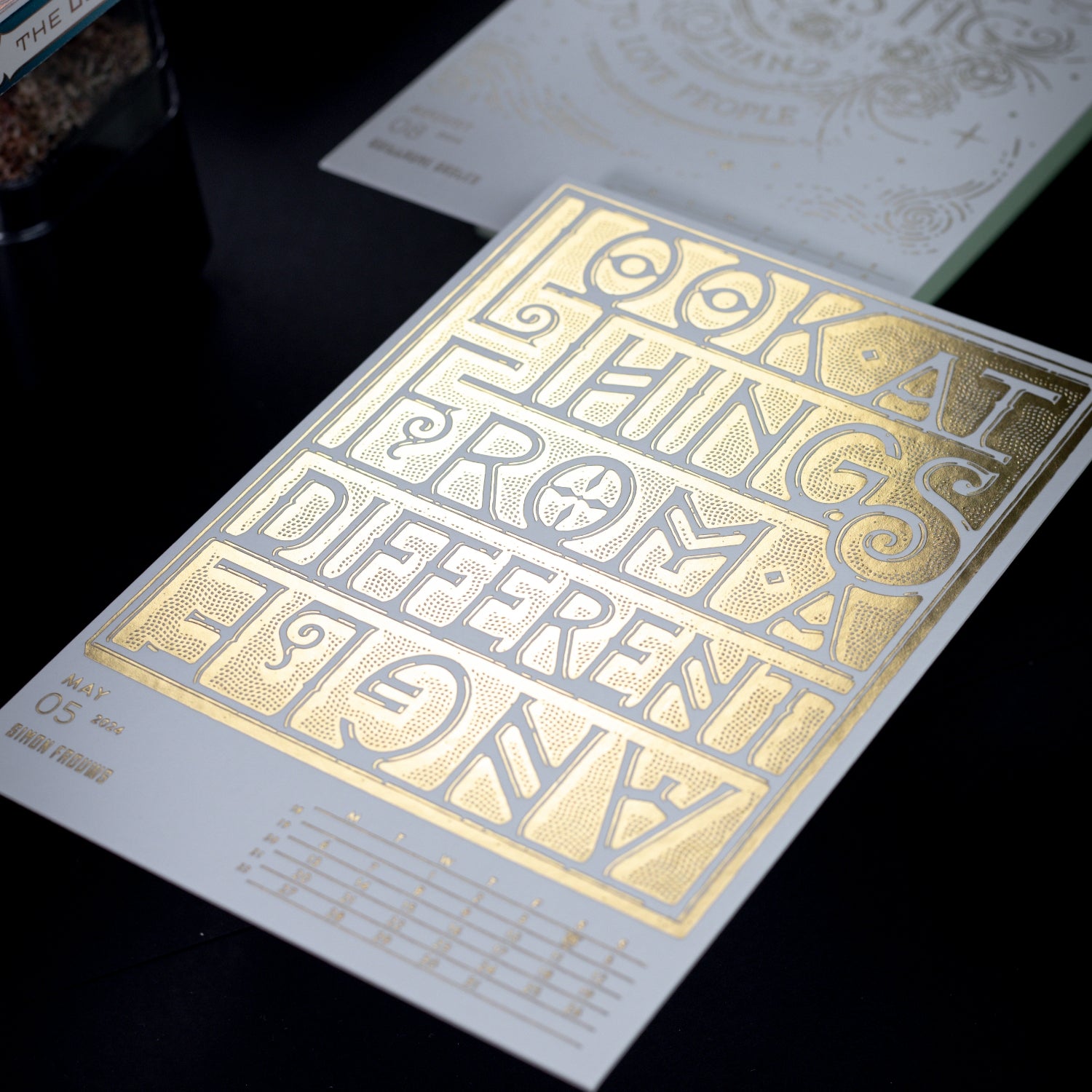 2024 LETTERPRESS CALENDAR - LIGHT edition 2024 LETTERPRESS CALENDAR - LIGHT edition