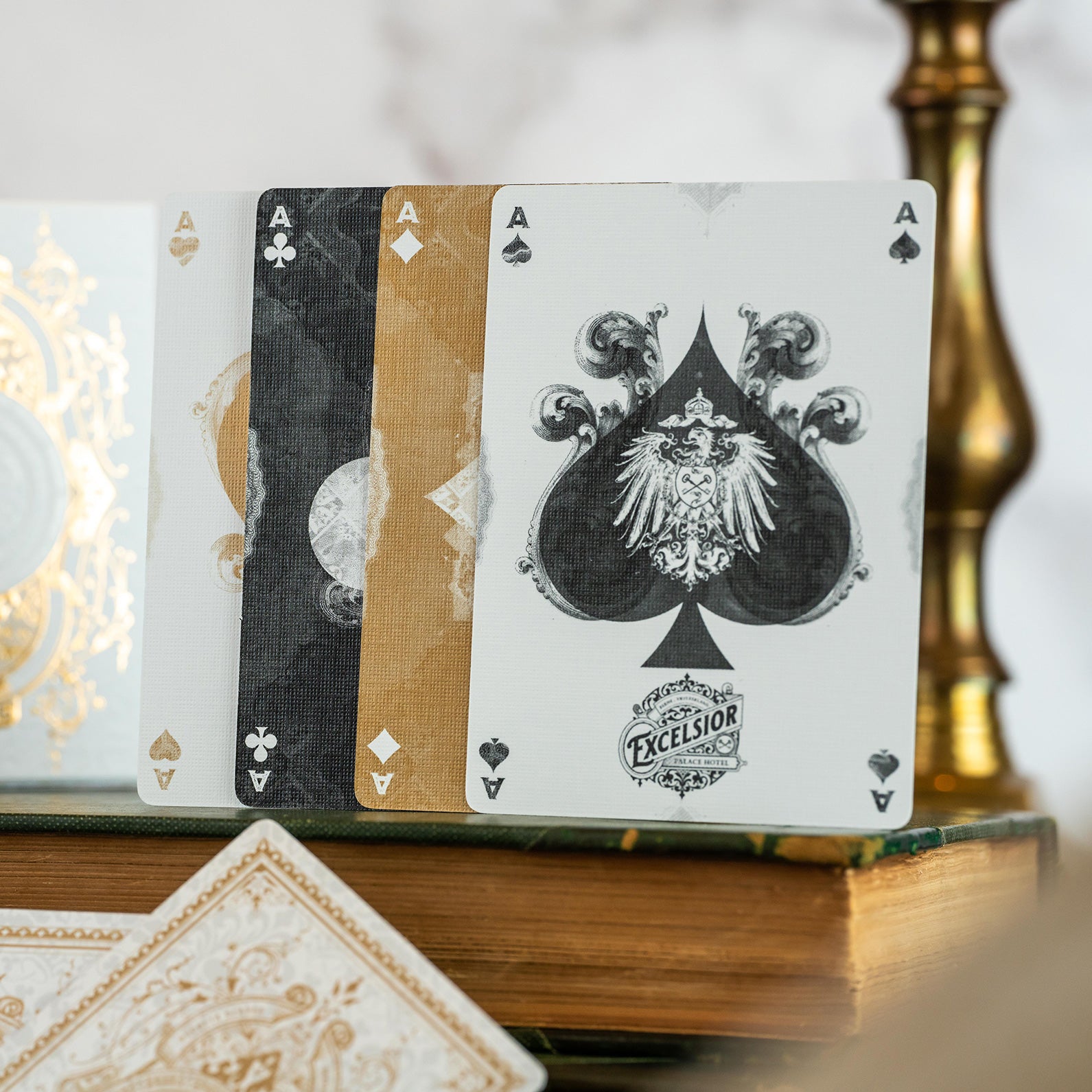 The Crossed Keys Society Playing Cards - Deck 01 - WHITE EDITION The Crossed Keys Society Playing Cards - Deck 01 - WHITE EDITION