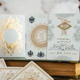 The Crossed Keys Society Playing Cards - Deck 01 - WHITE EDITION