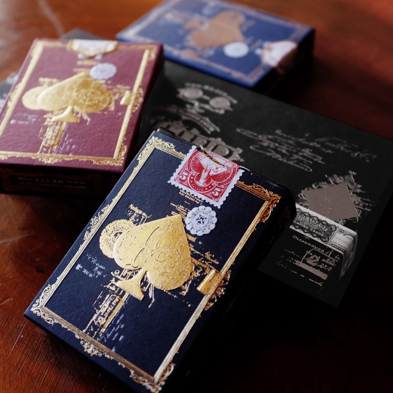 EPHEMERID - 3 Decks with SILVER Hot foil sleeve EPHEMERID - 3 Decks with SILVER Hot foil sleeve