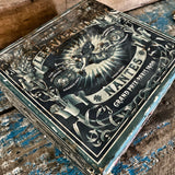 Very large LU original French Metal tin with paper