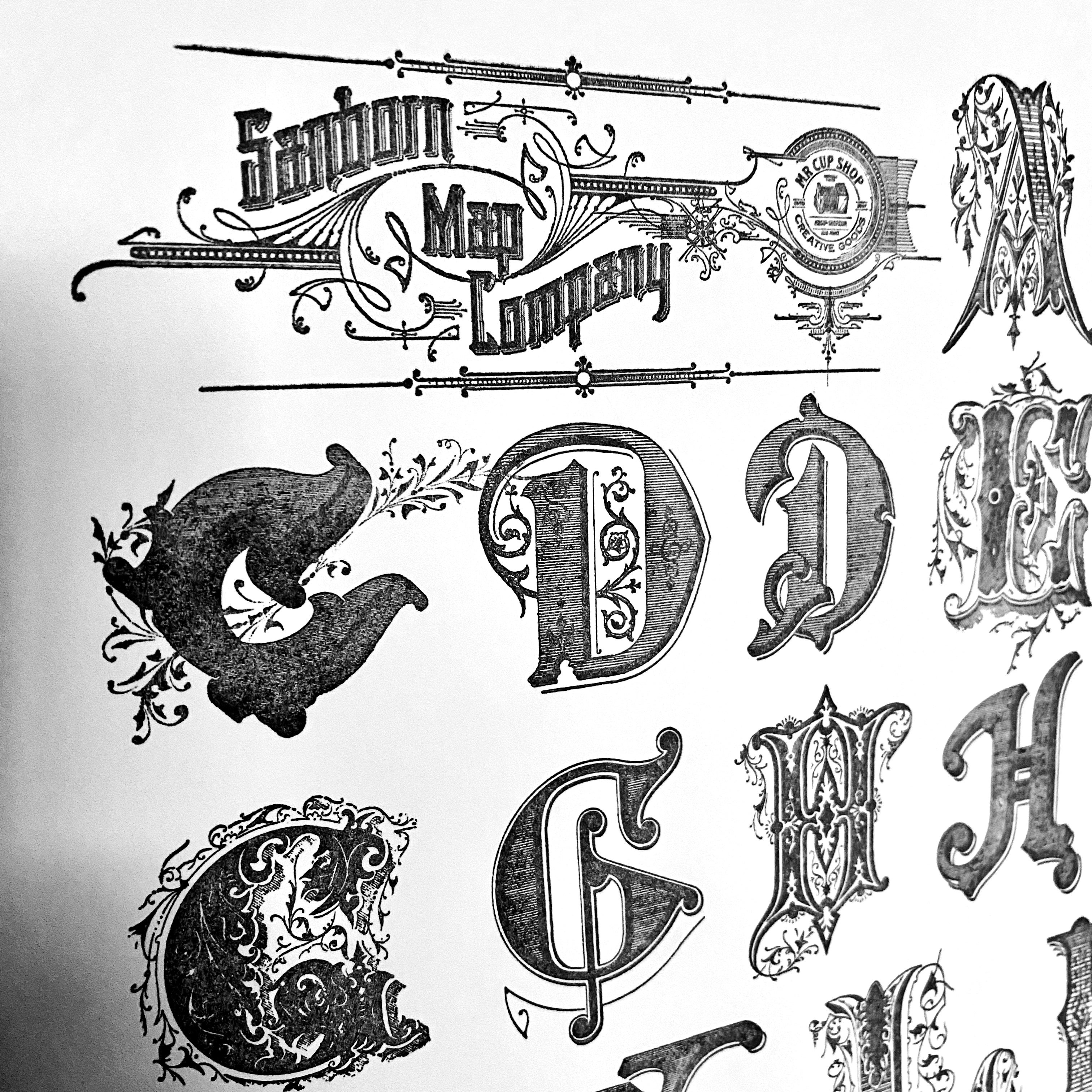 ALPHABET large art print ALPHABET large art print