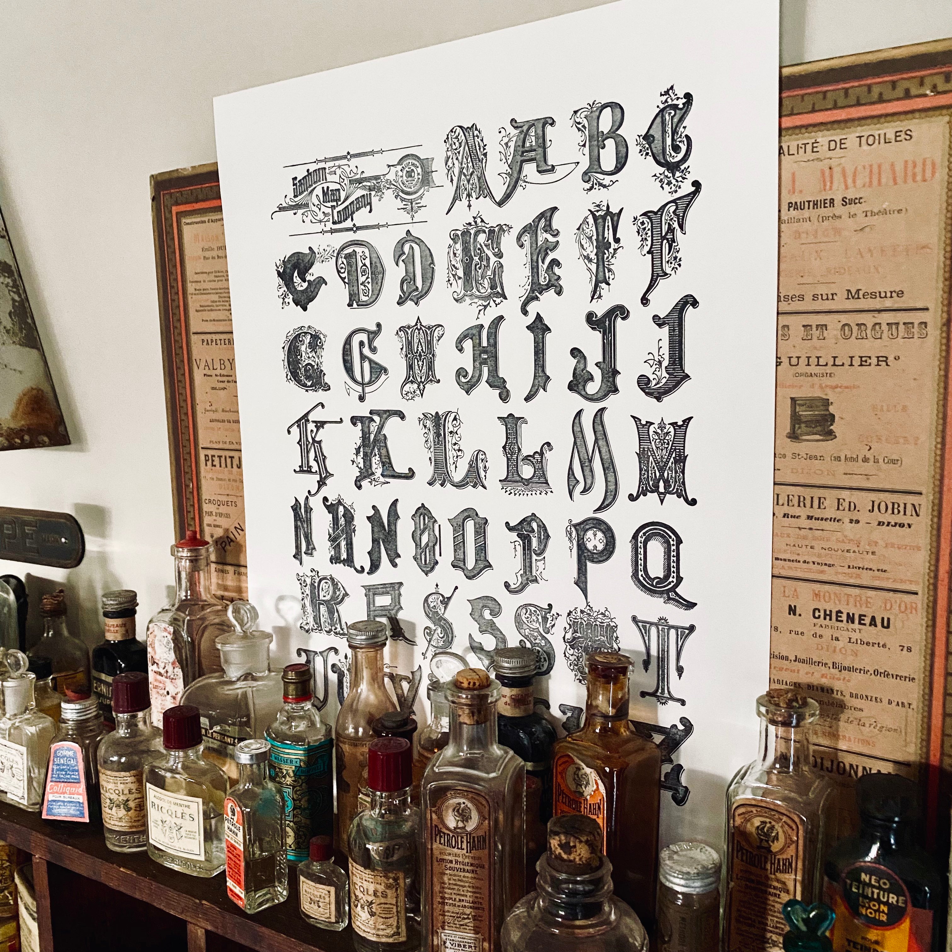 NEW YORK  & ALPHABET large art prints NEW YORK  & ALPHABET large art prints