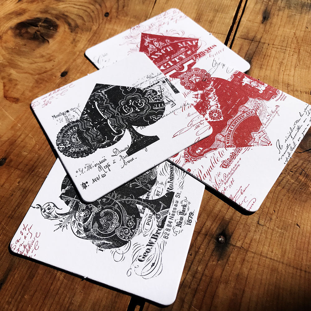 EPHEMERID letterpress coasters - MR CUP EPHEMERID letterpress coasters - MR CUP