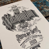 WASHINGTON art print & Alphabet Cities book
