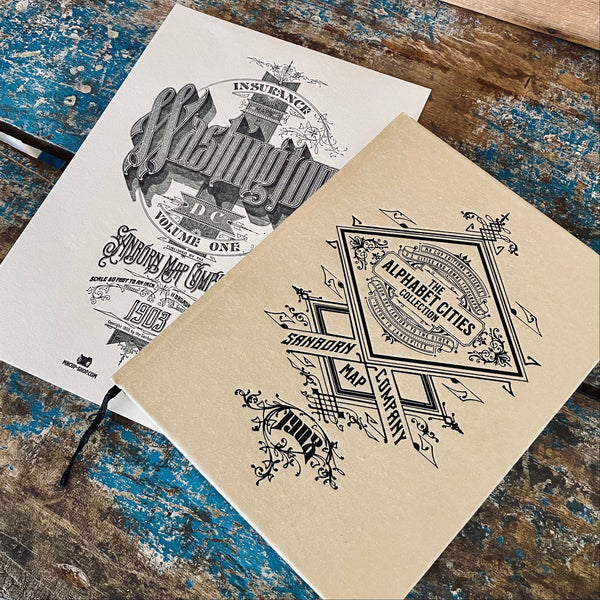 WASHINGTON art print & Alphabet Cities book