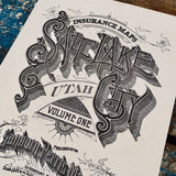 SALT LAKE CITY art print & Alphabet Cities book