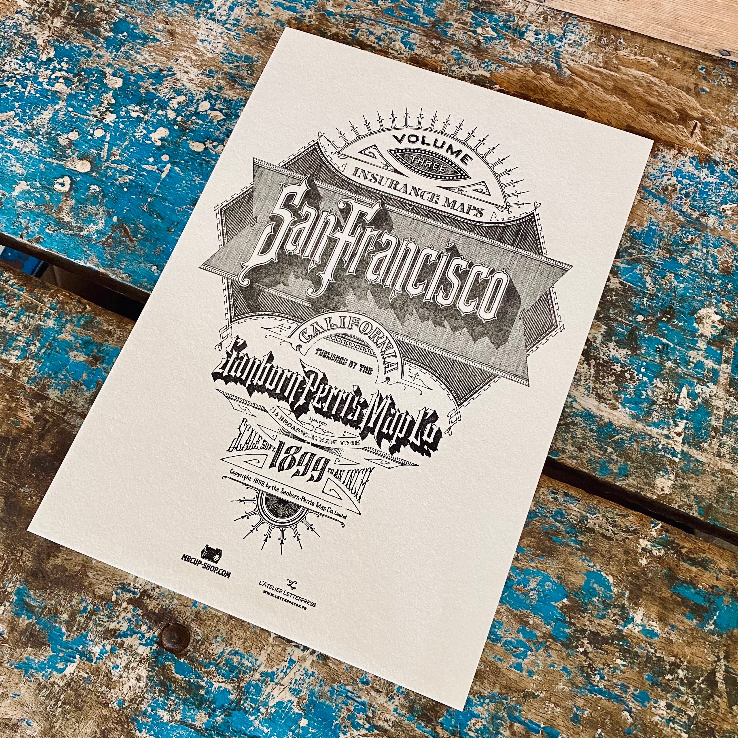 SAN FRANCISCO art print & Alphabet Cities book SAN FRANCISCO art print & Alphabet Cities book