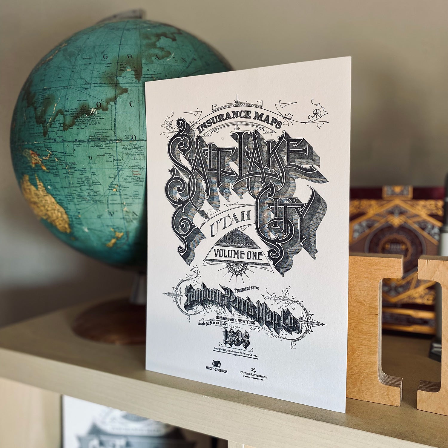 SALT LAKE CITY small art print SALT LAKE CITY small art print