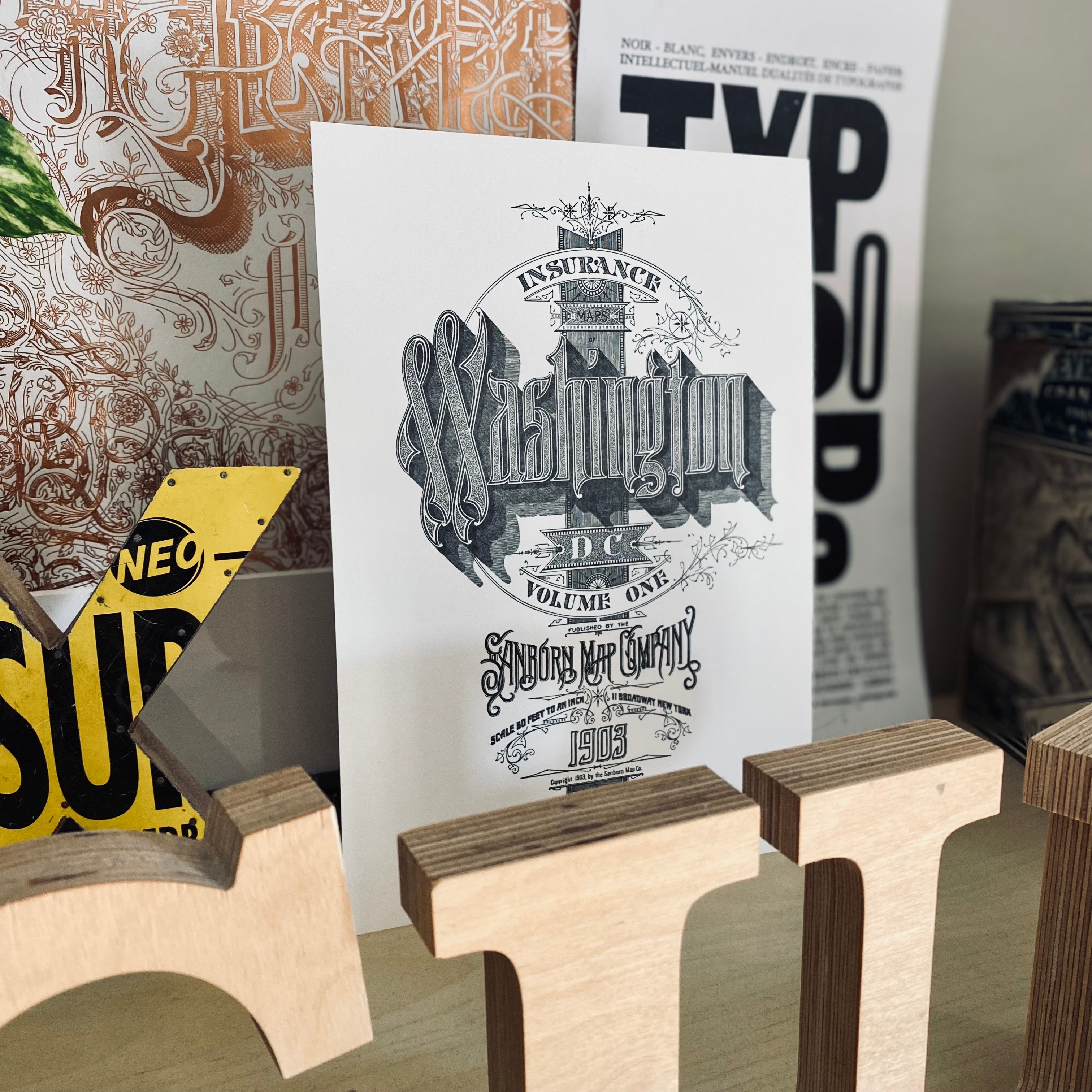 WASHINGTON small art print WASHINGTON small art print