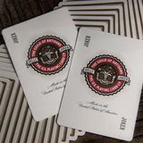 White Artisans playing cards deck - MR CUP