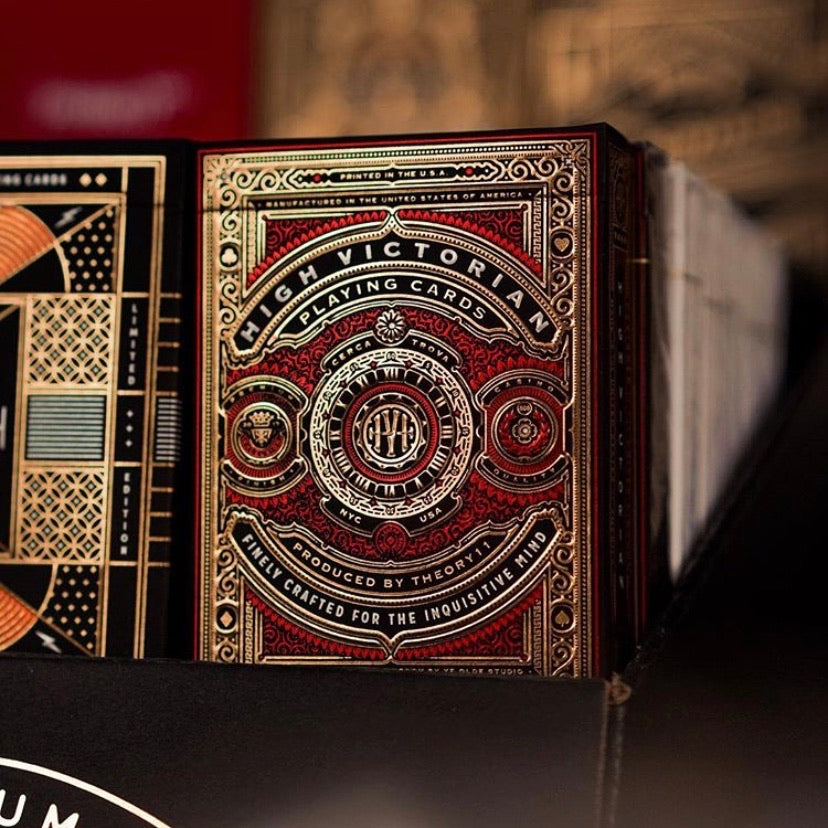 HIGH VICTORIAN - RED edition - playing cards HIGH VICTORIAN - RED edition - playing cards