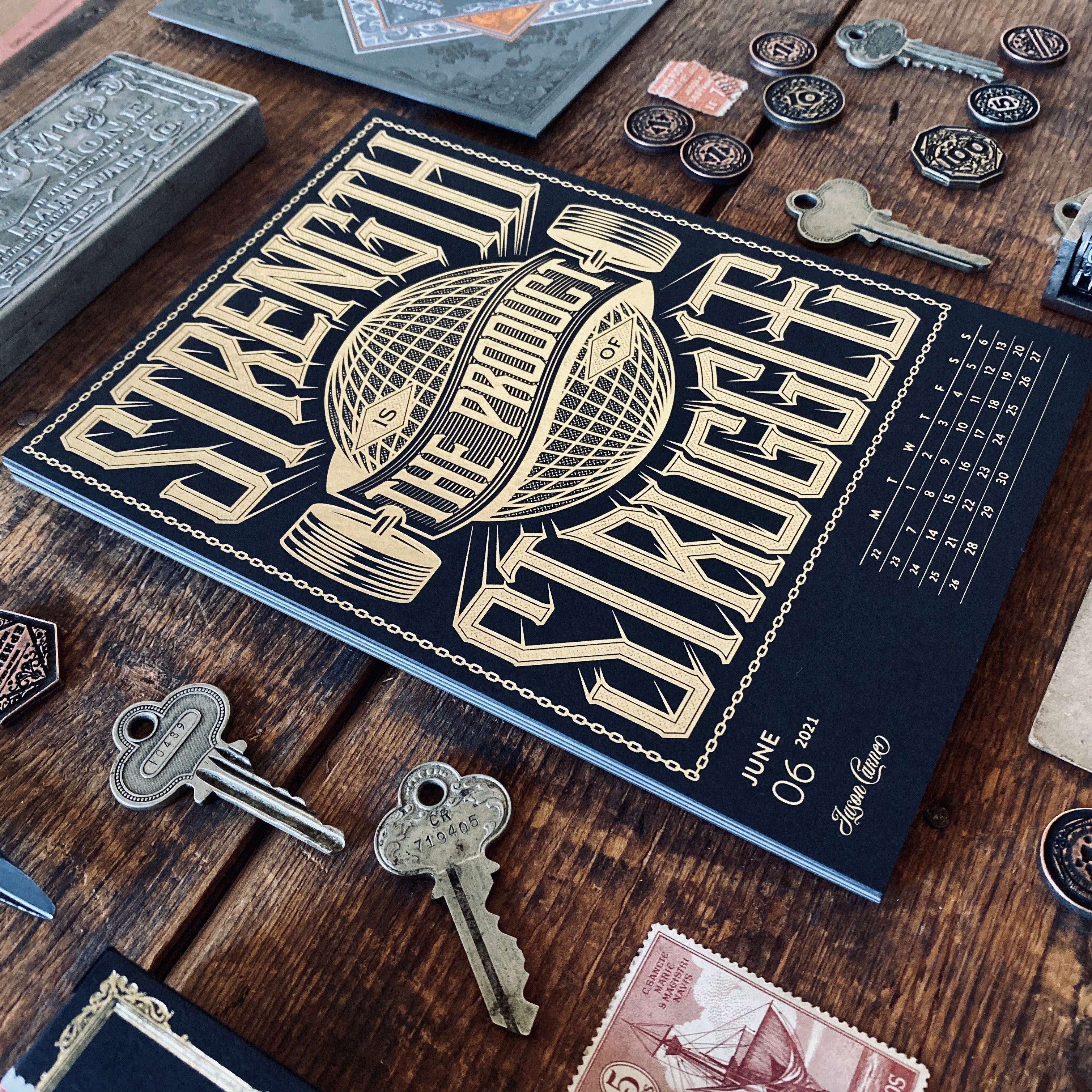 2021 LETTERPRESS CALENDAR - DELUXE edition 2021 LETTERPRESS CALENDAR - DELUXE edition