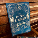 2023 LETTERPRESS CALENDAR - Blue edition