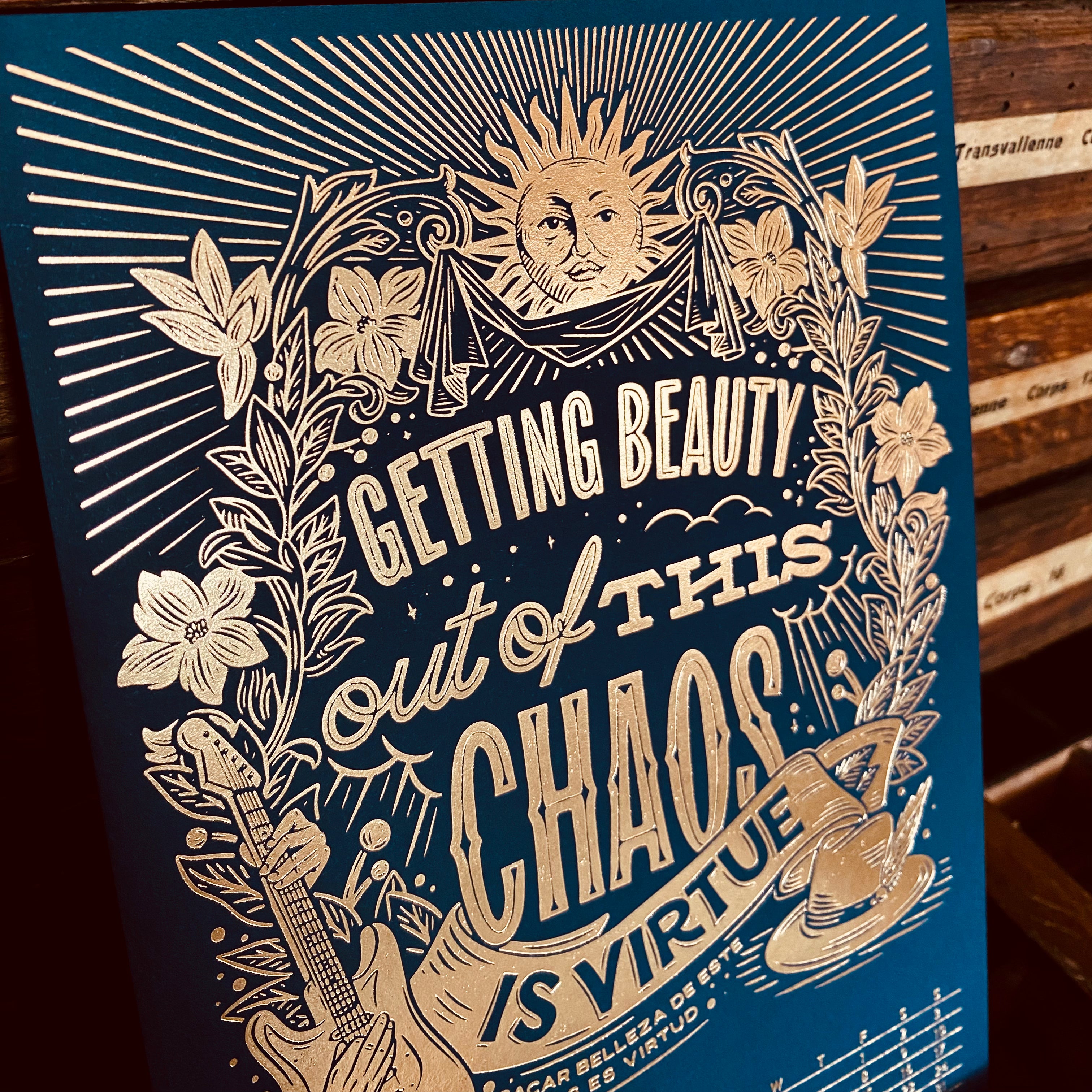 2023 LETTERPRESS CALENDAR - Blue edition 2023 LETTERPRESS CALENDAR - Blue edition