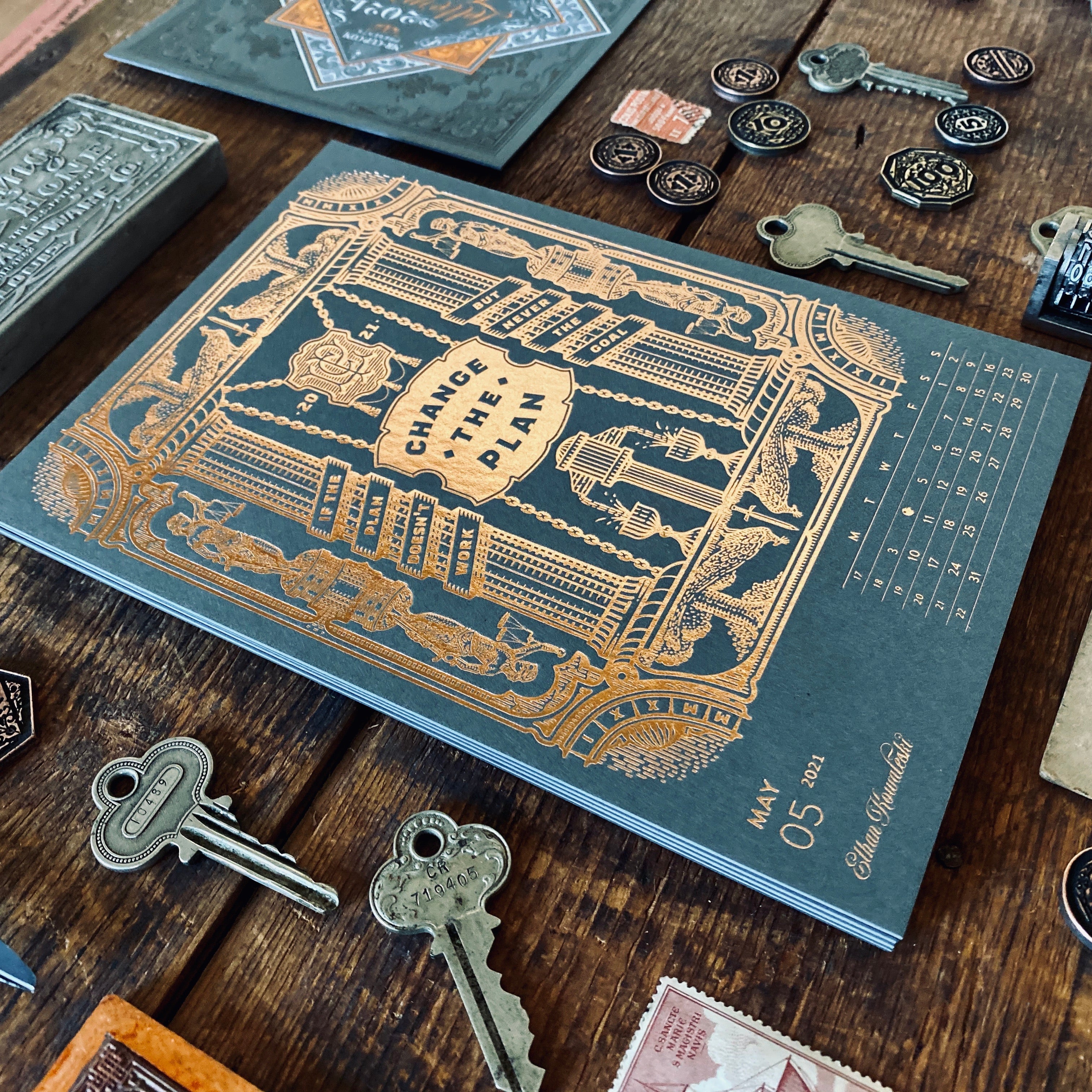 2021 LETTERPRESS CALENDAR - DELUXE edition 2021 LETTERPRESS CALENDAR - DELUXE edition