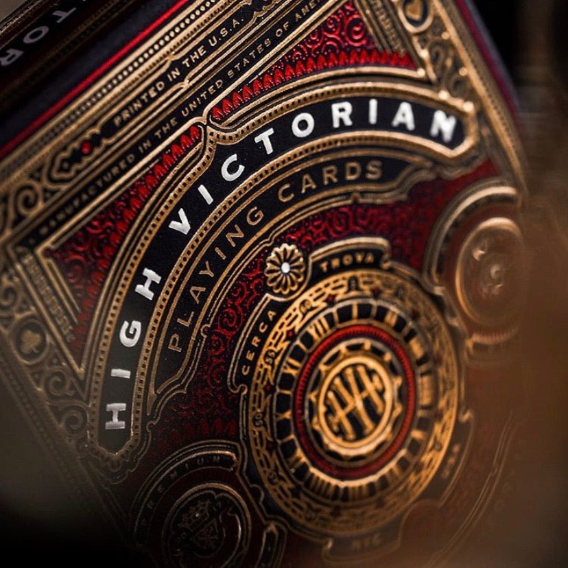 HIGH VICTORIAN - RED edition - playing cards HIGH VICTORIAN - RED edition - playing cards
