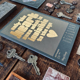 2021 LETTERPRESS CALENDAR - DELUXE edition