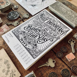 2021 LETTERPRESS CALENDAR - STANDARD edition