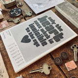 2021 LETTERPRESS CALENDAR - STANDARD edition