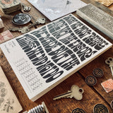 2021 LETTERPRESS CALENDAR - STANDARD edition