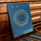 2023 LETTERPRESS CALENDAR - Blue edition