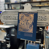 2023 LETTERPRESS CALENDAR - Blue edition