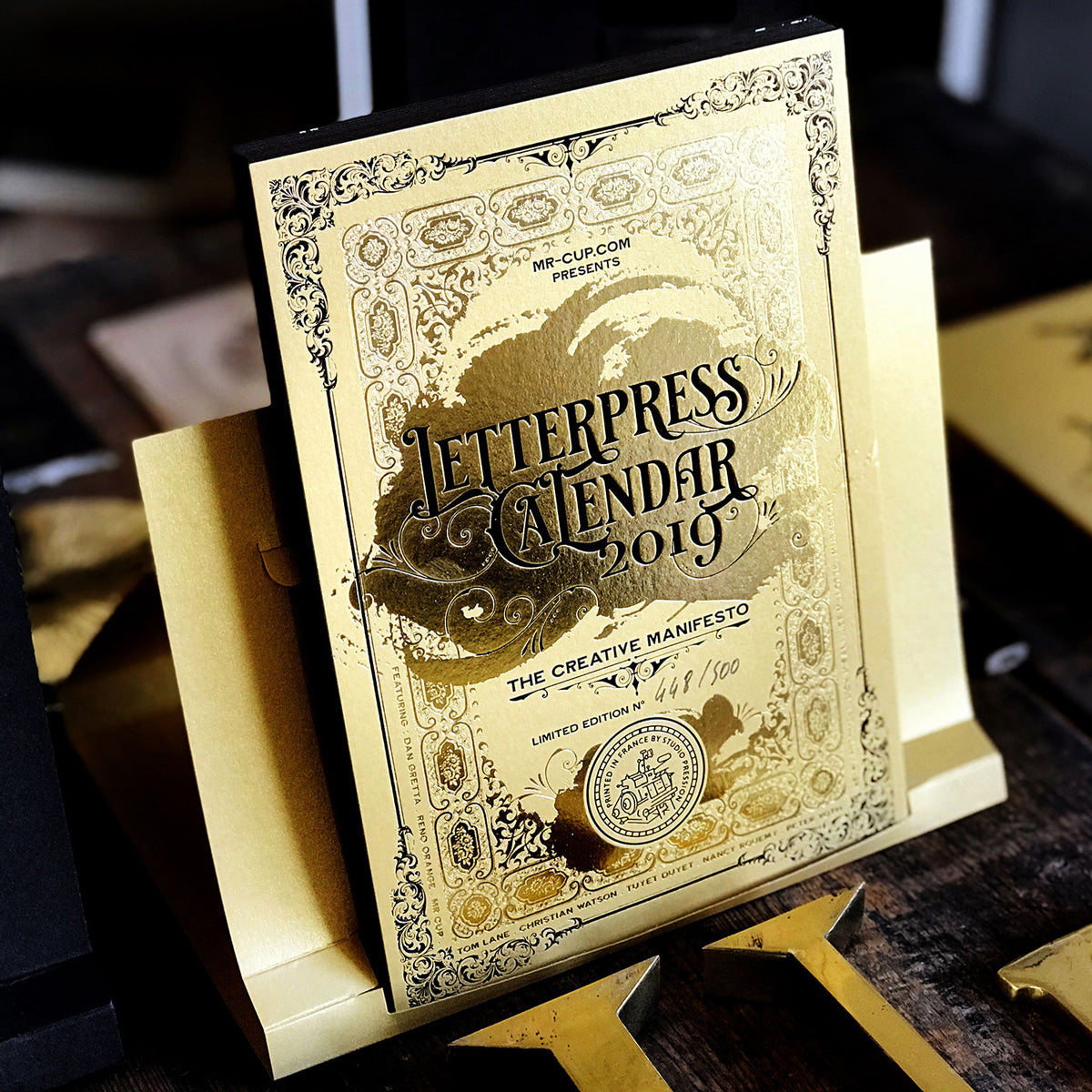 2019 LETTERPRESS CALENDAR - DELUXE edition - MR CUP 2019 LETTERPRESS CALENDAR - DELUXE edition - MR CUP