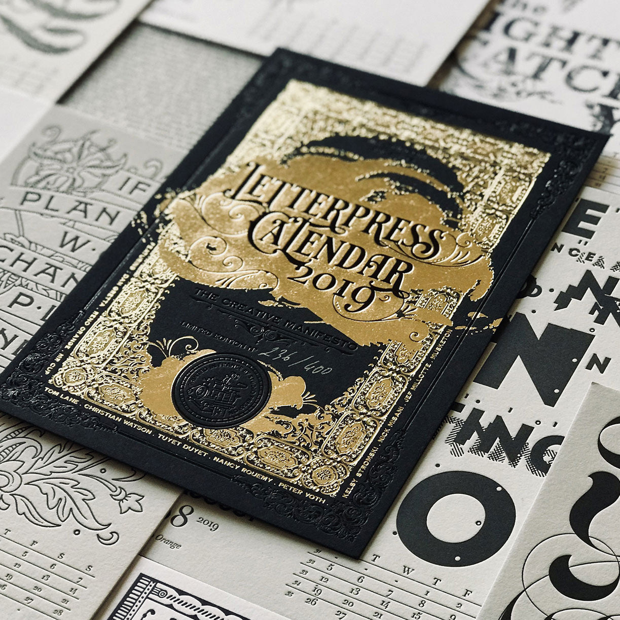 2019 LETTERPRESS CALENDAR - STANDARD edition - MR CUP 2019 LETTERPRESS CALENDAR - STANDARD edition - MR CUP