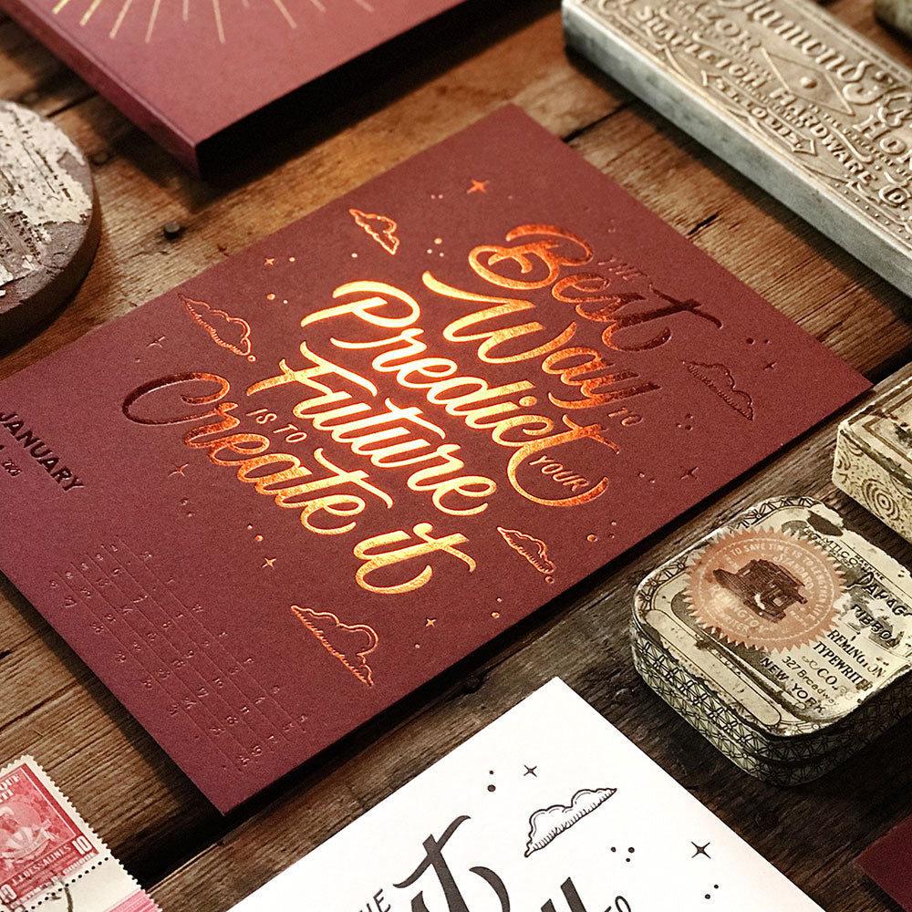 2020 LETTERPRESS CALENDAR - DELUXE edition - MR CUP 2020 LETTERPRESS CALENDAR - DELUXE edition - MR CUP