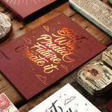 2020 LETTERPRESS CALENDAR - DELUXE edition - MR CUP