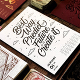 2020 LETTERPRESS CALENDAR - STANDARD edition - MR CUP