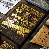 2020 LETTERPRESS CALENDAR - DELUXE edition - MR CUP