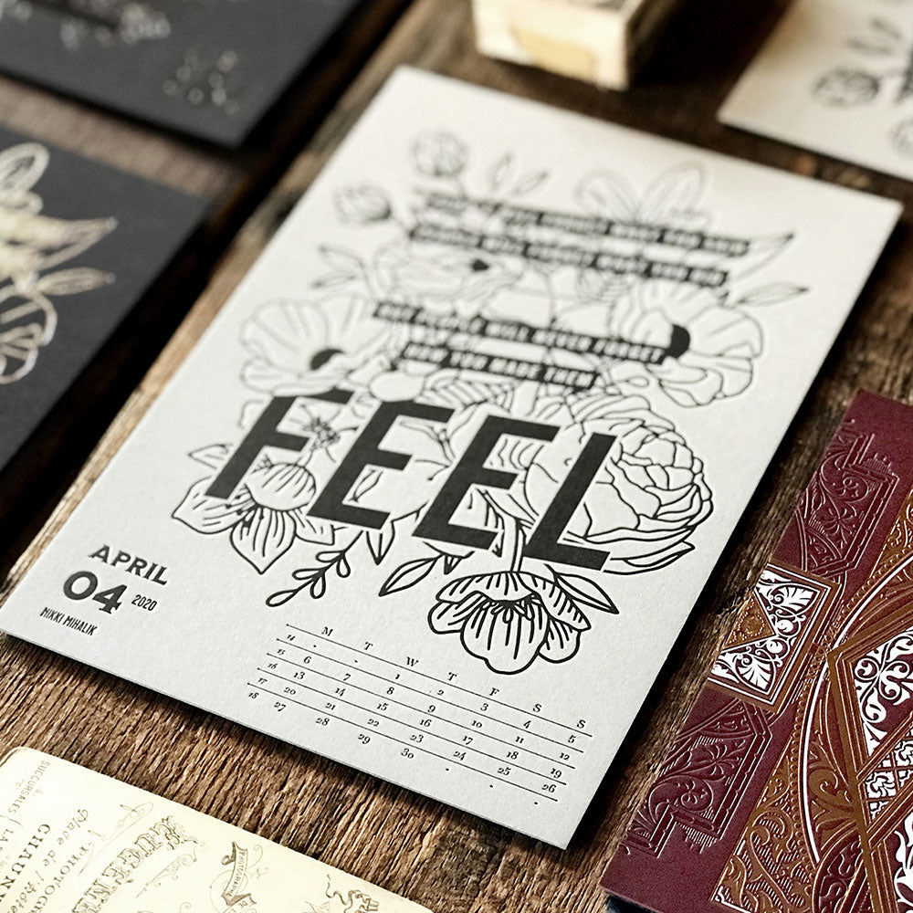 2020 LETTERPRESS CALENDAR - STANDARD edition - MR CUP 2020 LETTERPRESS CALENDAR - STANDARD edition - MR CUP