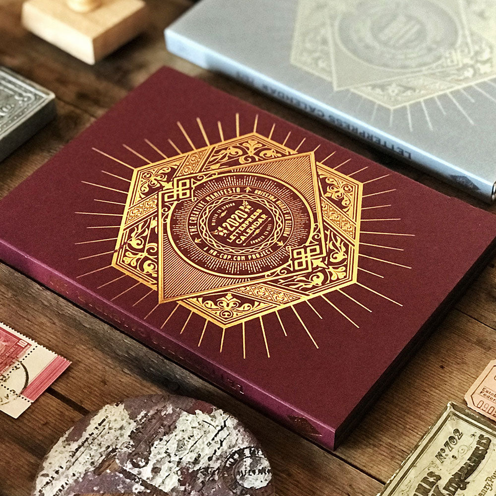 2020 LETTERPRESS CALENDAR - DELUXE edition - MR CUP 2020 LETTERPRESS CALENDAR - DELUXE edition - MR CUP