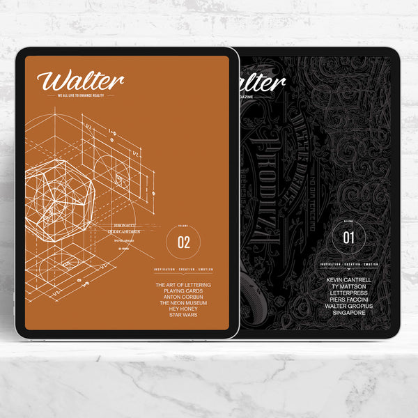 Walter magazine vol. 01 & 02 - digital - MR CUP