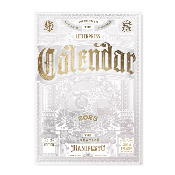 2025 LETTERPRESS CALENDAR - COLLECTOR ULTRA LIGHT edition