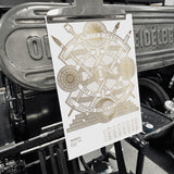 2025 LETTERPRESS CALENDAR - LIGHT edition