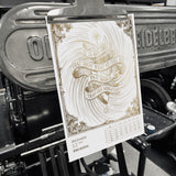 2025 LETTERPRESS CALENDAR - LIGHT edition